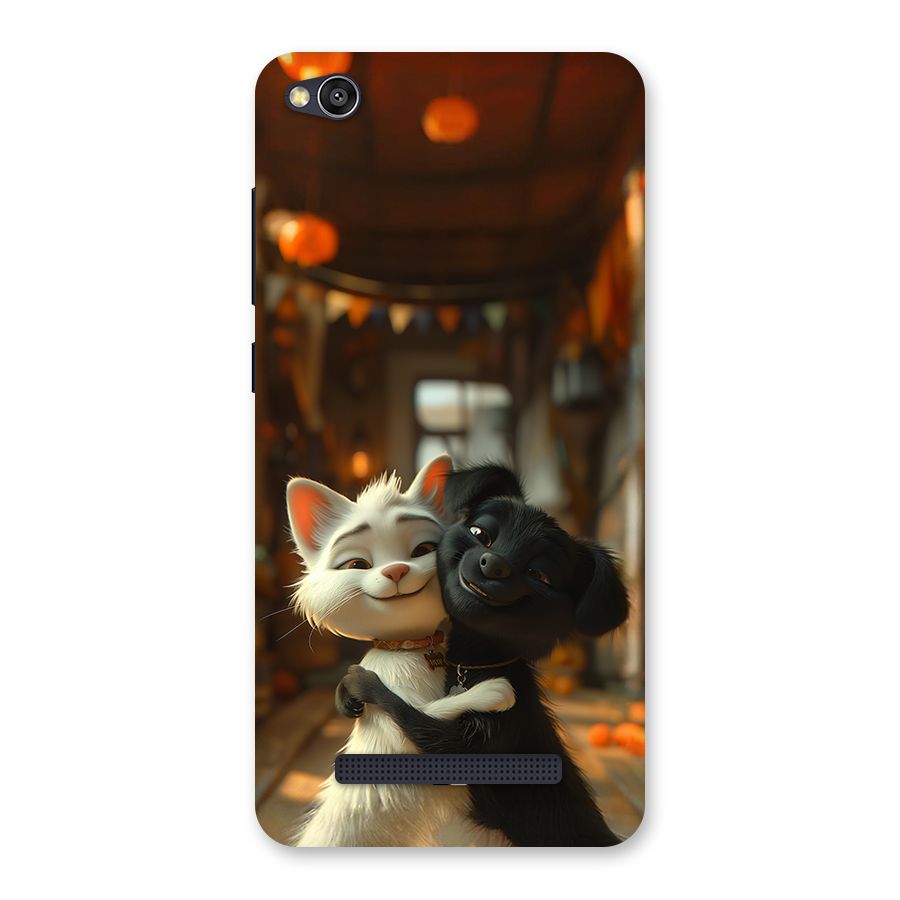 Cute Cat Dog Back Case for Redmi 4A