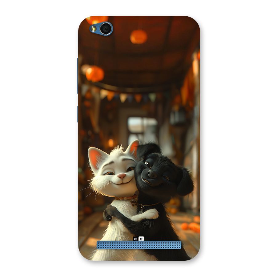 Cute Cat Dog Back Case for Redmi 5A