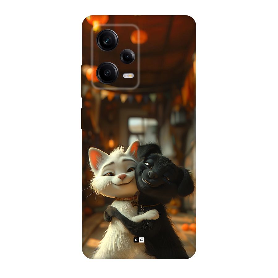 Cute Cat Dog Back Case for Redmi Note 12 Pro
