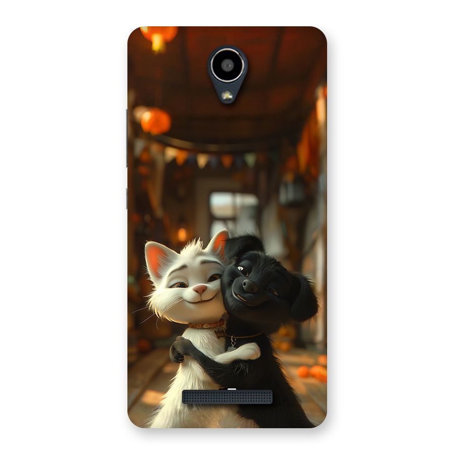 Cute Cat Dog Back Case for Redmi Note 2