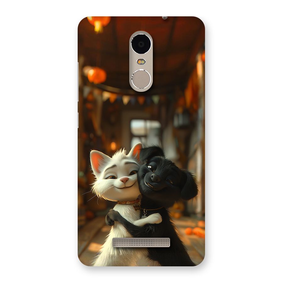 Cute Cat Dog Back Case for Redmi Note 3