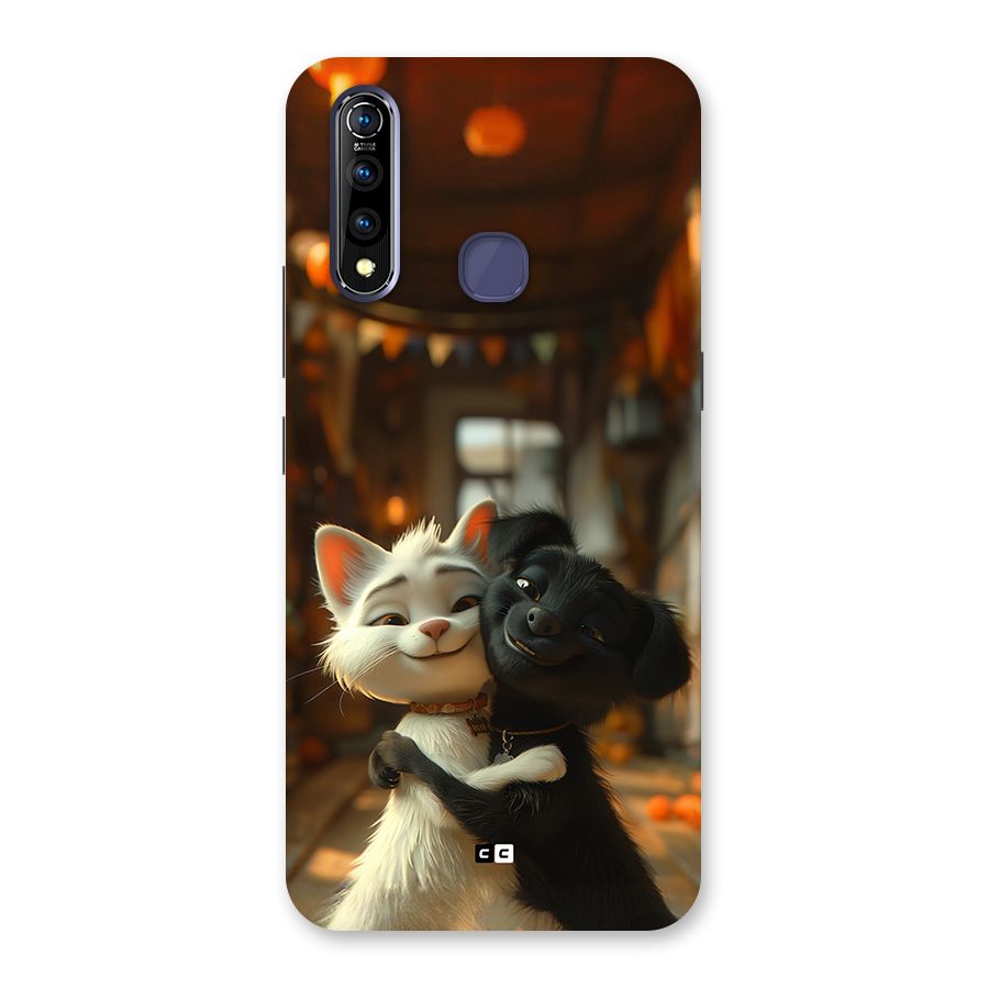 Cute Cat Dog Back Case for Vivo Z1 Pro