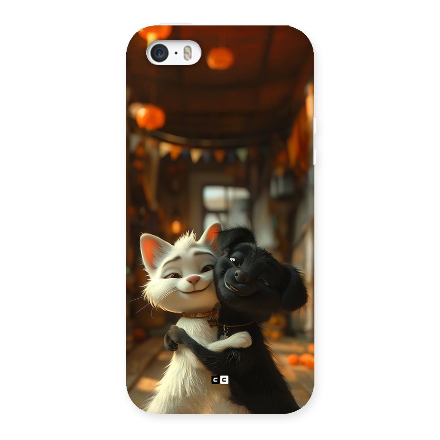 Cute Cat Dog Back Case for iPhone 5 5s