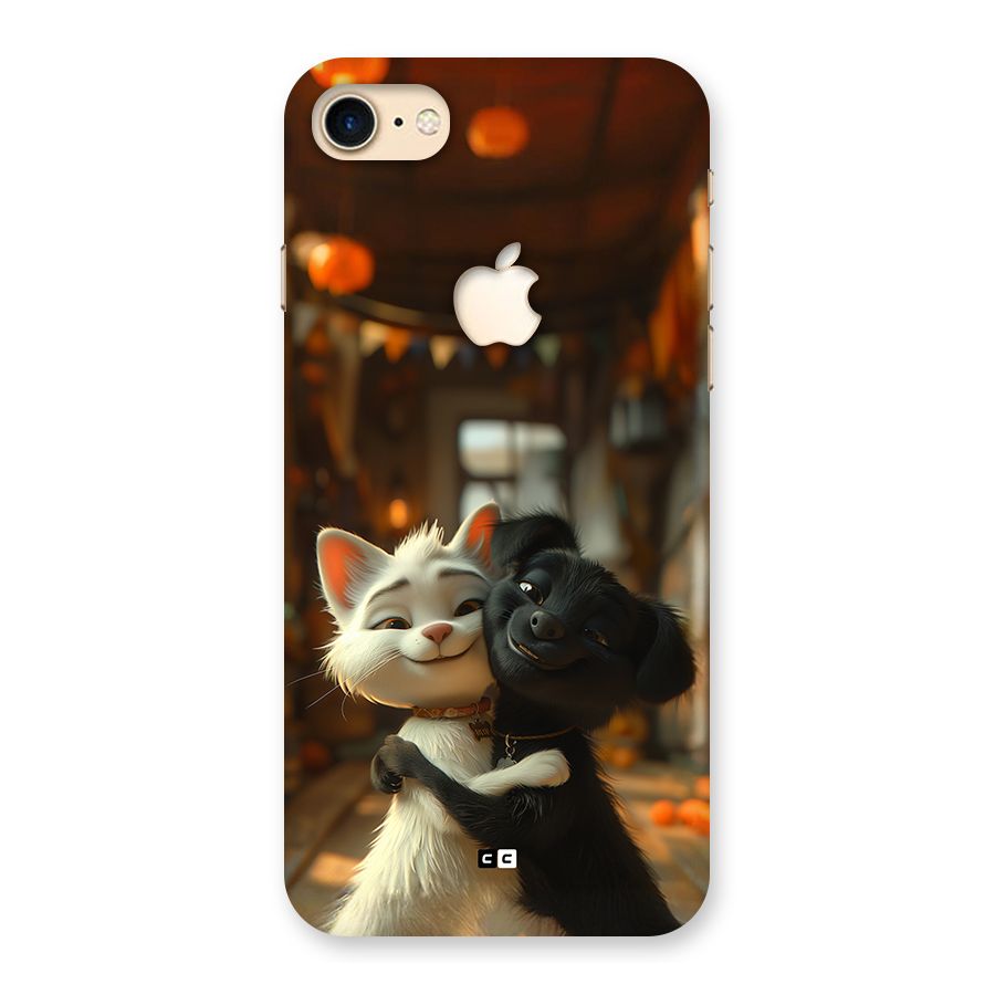 Cute Cat Dog Back Case for iPhone 7 Apple Cut
