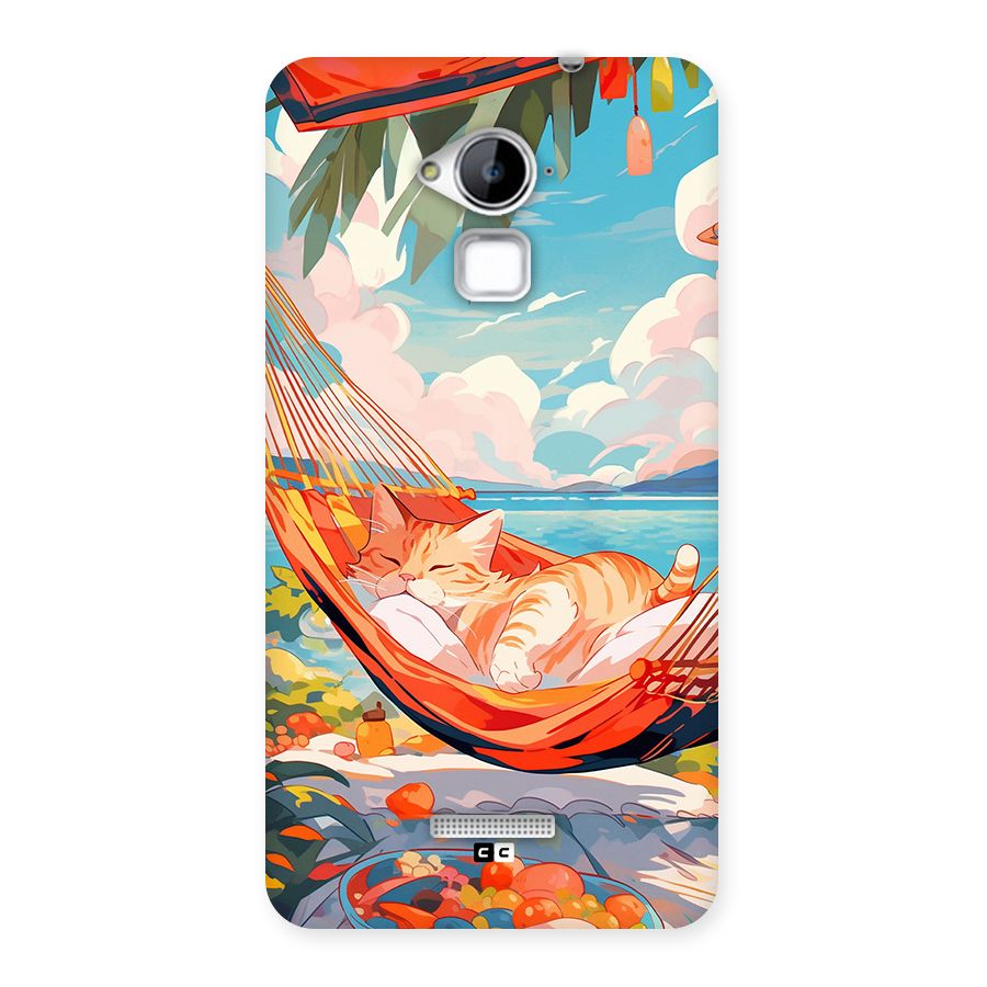 Cute Cat On Beach Back Case for Coolpad Note 3