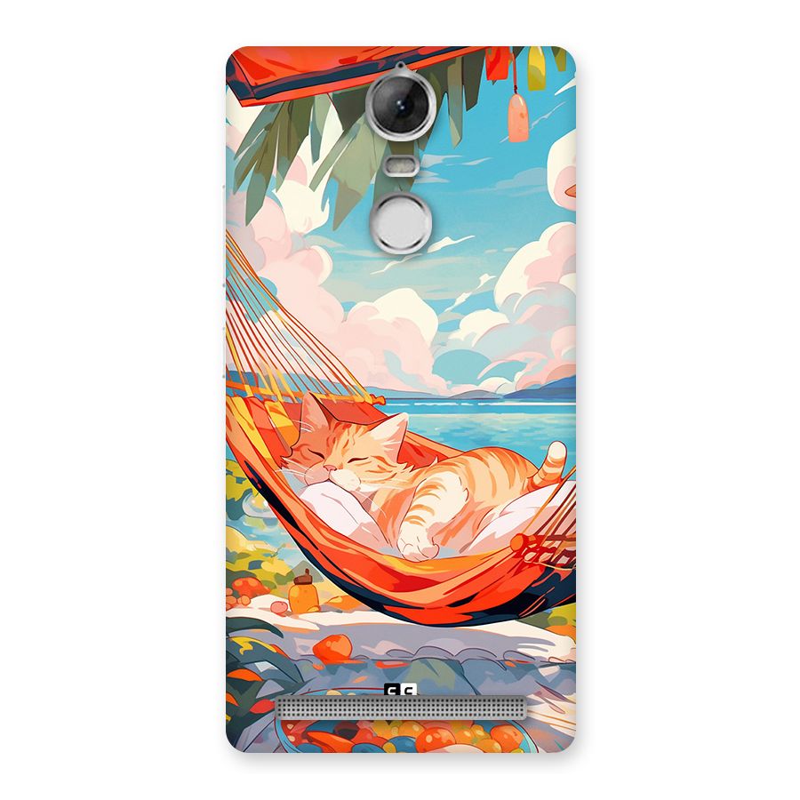 Cute Cat On Beach Back Case for Vibe K5 Note