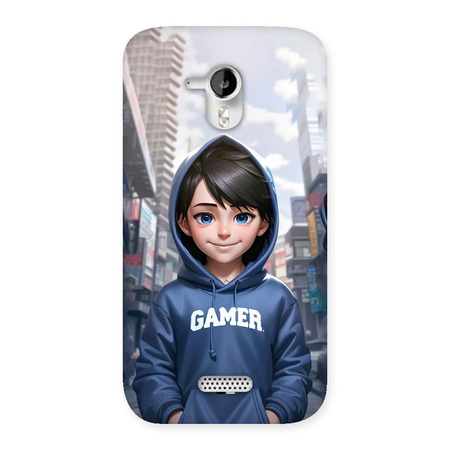 Cute Gamer Back Case for Canvas HD A116