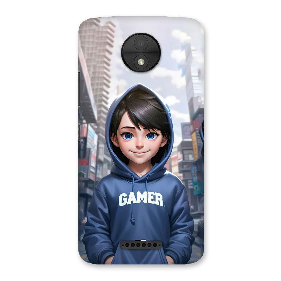 Cute Gamer Back Case for Moto C