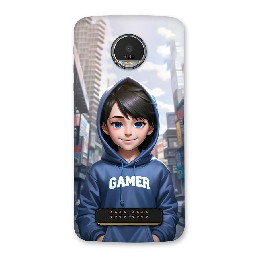Cute Gamer Back Case for Moto Z Play