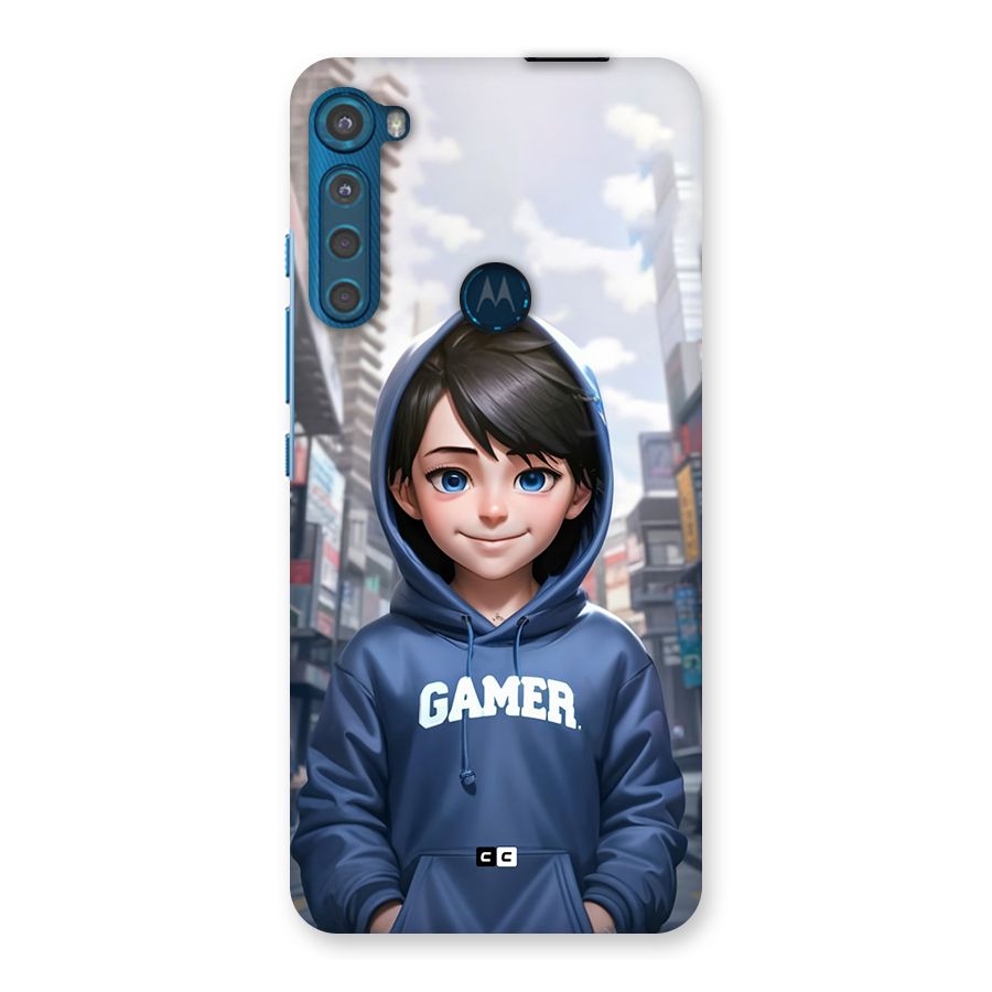 Cute Gamer Back Case for Motorola One Fusion Plus