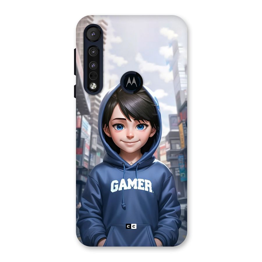 Cute Gamer Back Case for Motorola One Macro