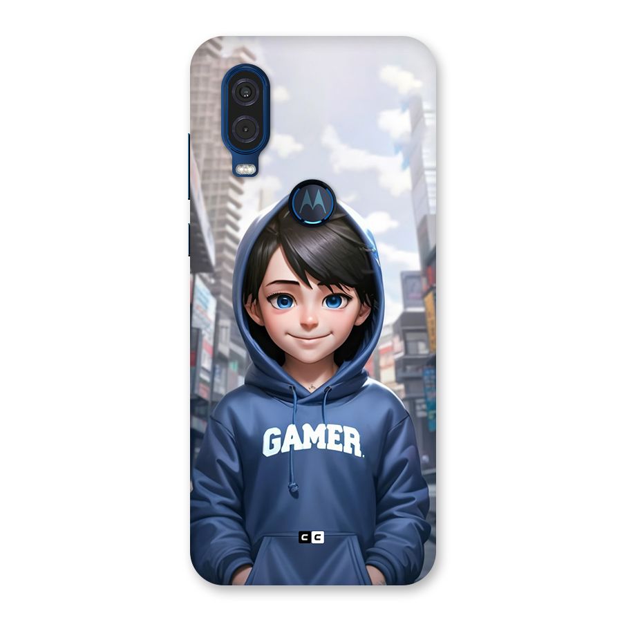 Cute Gamer Back Case for Motorola One Vision