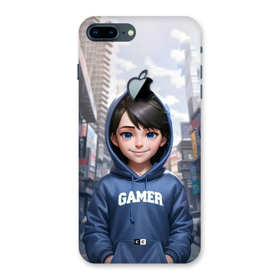 Cute Gamer Back Case for iPhone 7 Plus Apple Cut