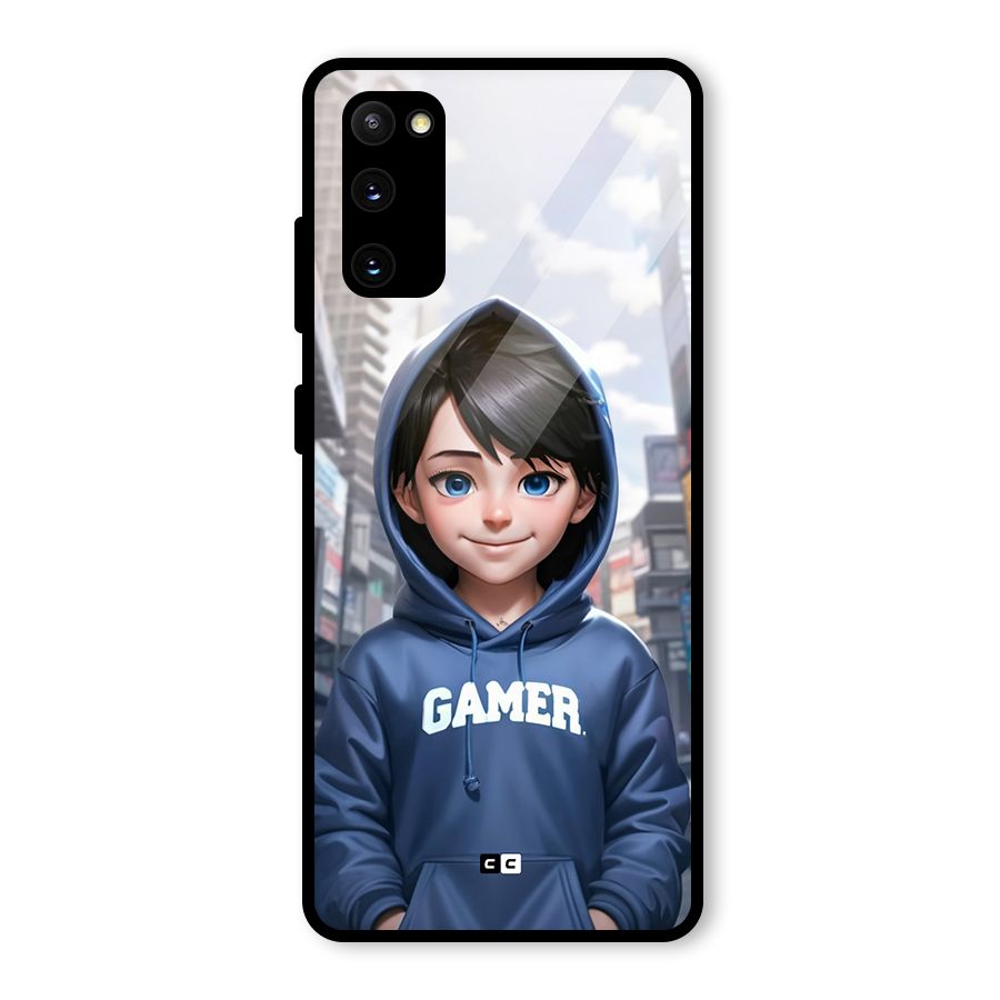 Cute Gamer Glass Back Case for Galaxy S20 FE 5G