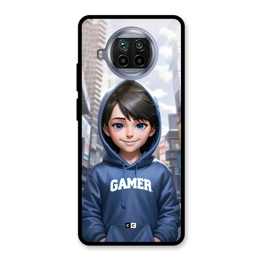 Cute Gamer Glass Back Case for Mi 10i