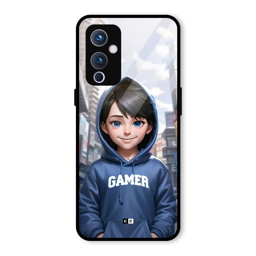 Cute Gamer Glass Back Case for OnePlus 9