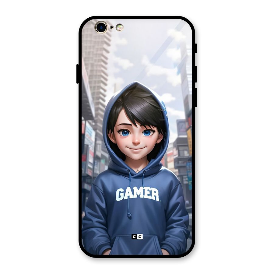 Cute Gamer Glass Back Case for iPhone 6 6S