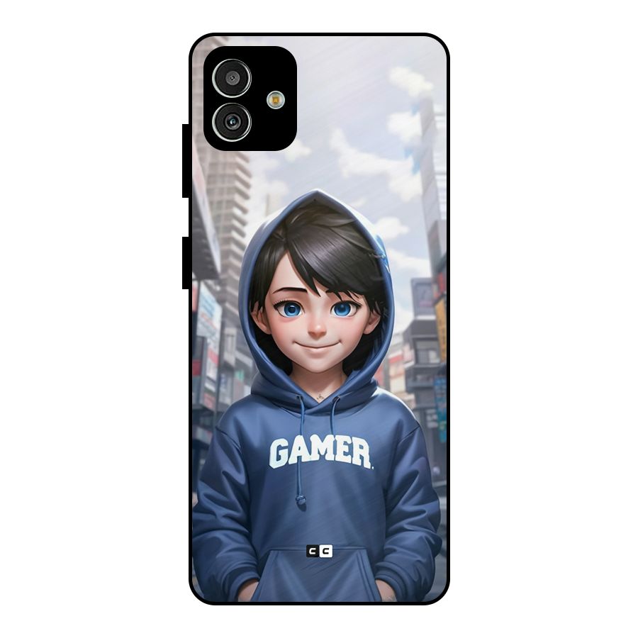 Cute Gamer Metal Back Case for Galaxy M13 5G