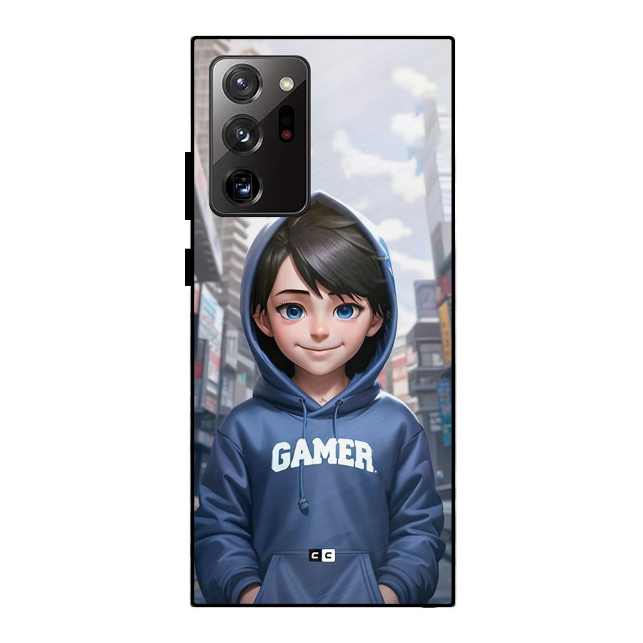 Cute Gamer Metal Back Case for Galaxy Note 20 Ultra 5G