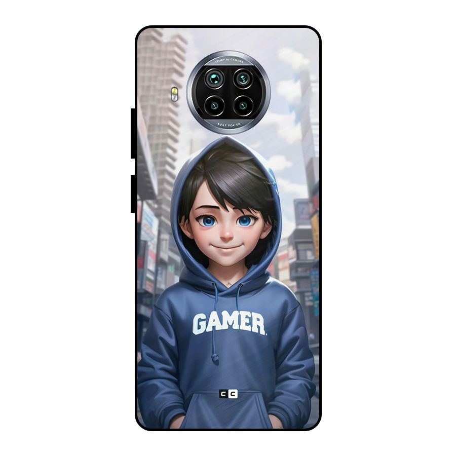Cute Gamer Metal Back Case for Mi 10i