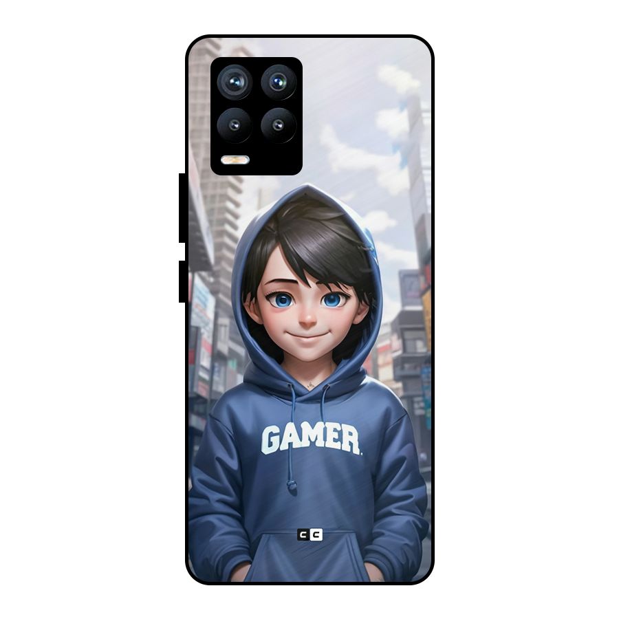 Cute Gamer Metal Back Case for Realme 8 Pro