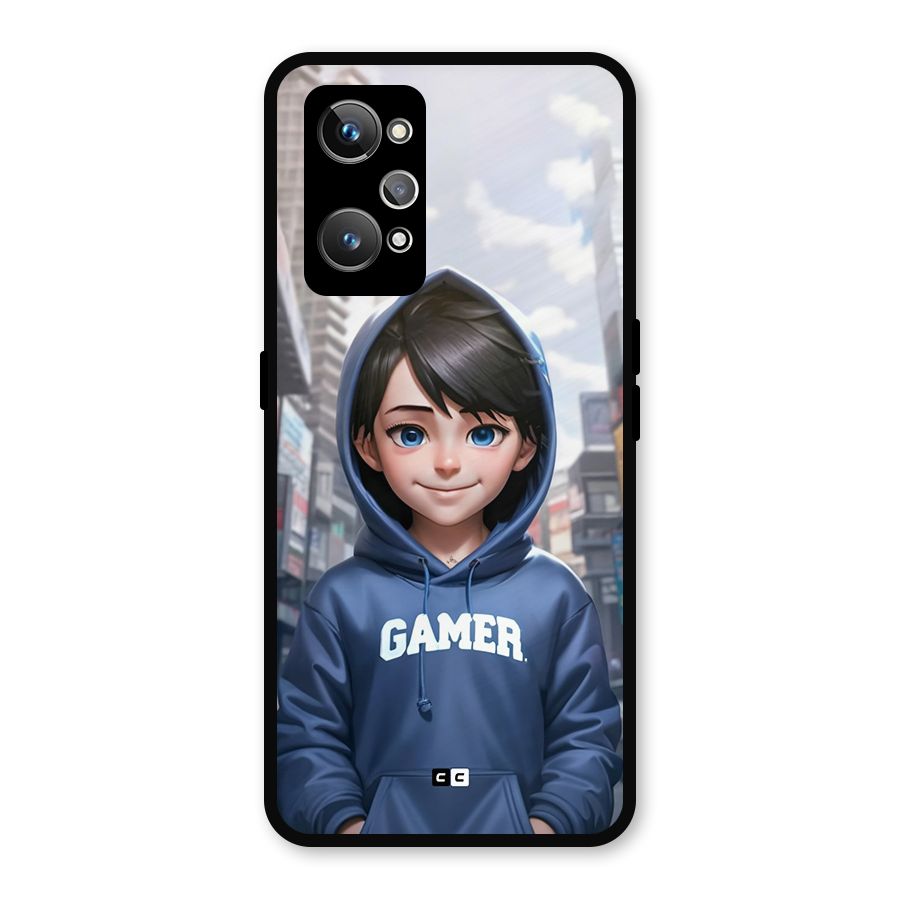 Cute Gamer Metal Back Case for Realme GT Neo2