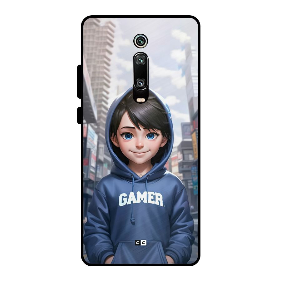 Cute Gamer Metal Back Case for Redmi K20