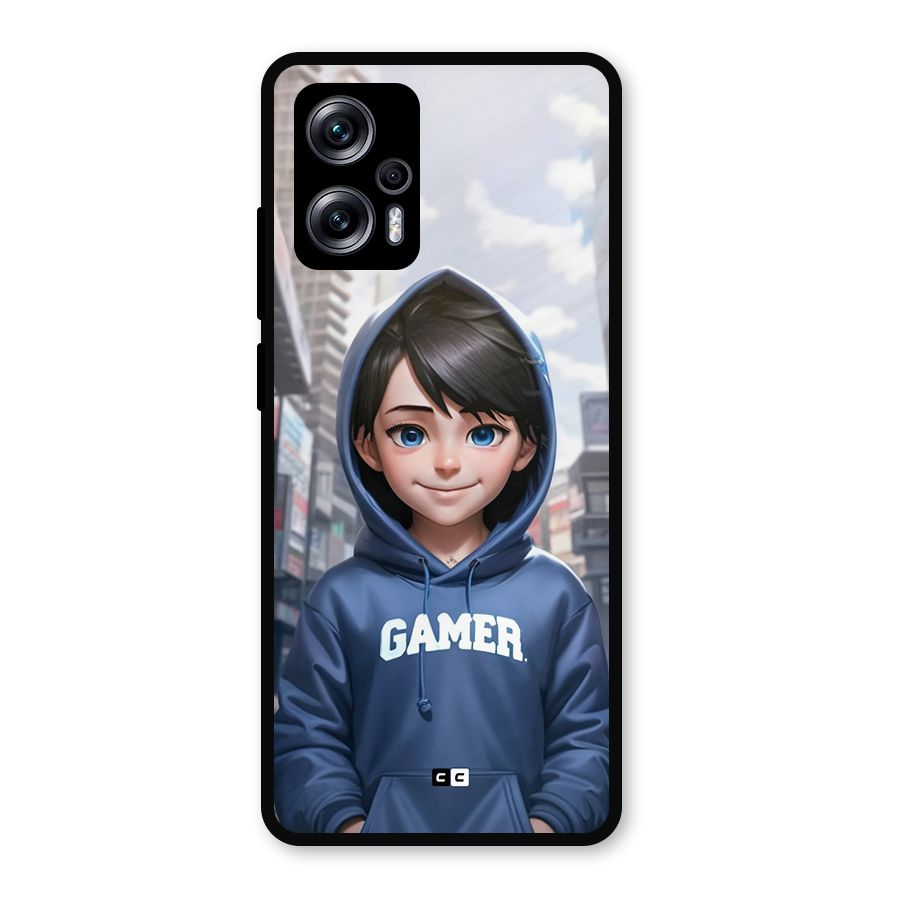 Cute Gamer Metal Back Case for Redmi K50i