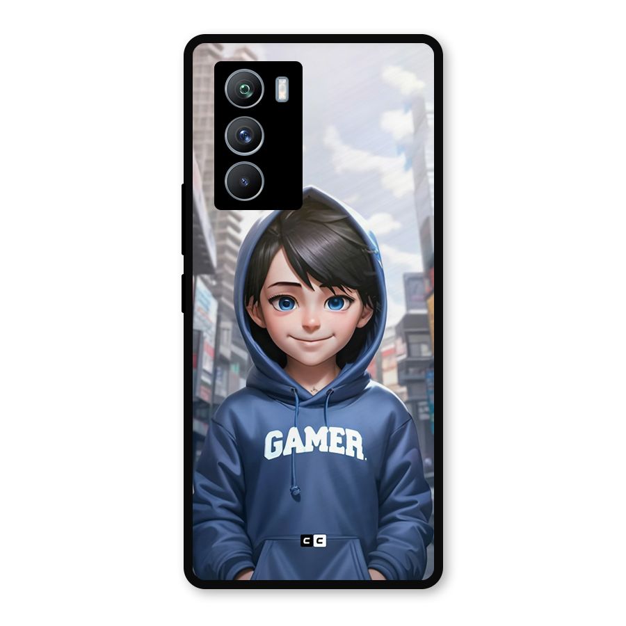 Cute Gamer Metal Back Case for iQOO 9 SE