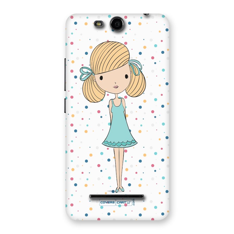 Cute Girl Back Case for Micromax Canvas Juice 3 Q392