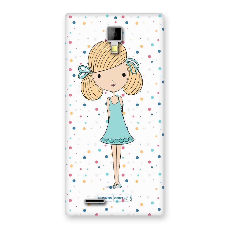 Cute Girl Back Case for Micromax Canvas Xpress A99