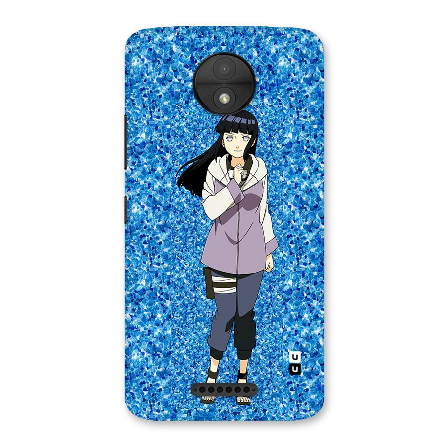 Cute Hinata hyuga Back Case for Moto C