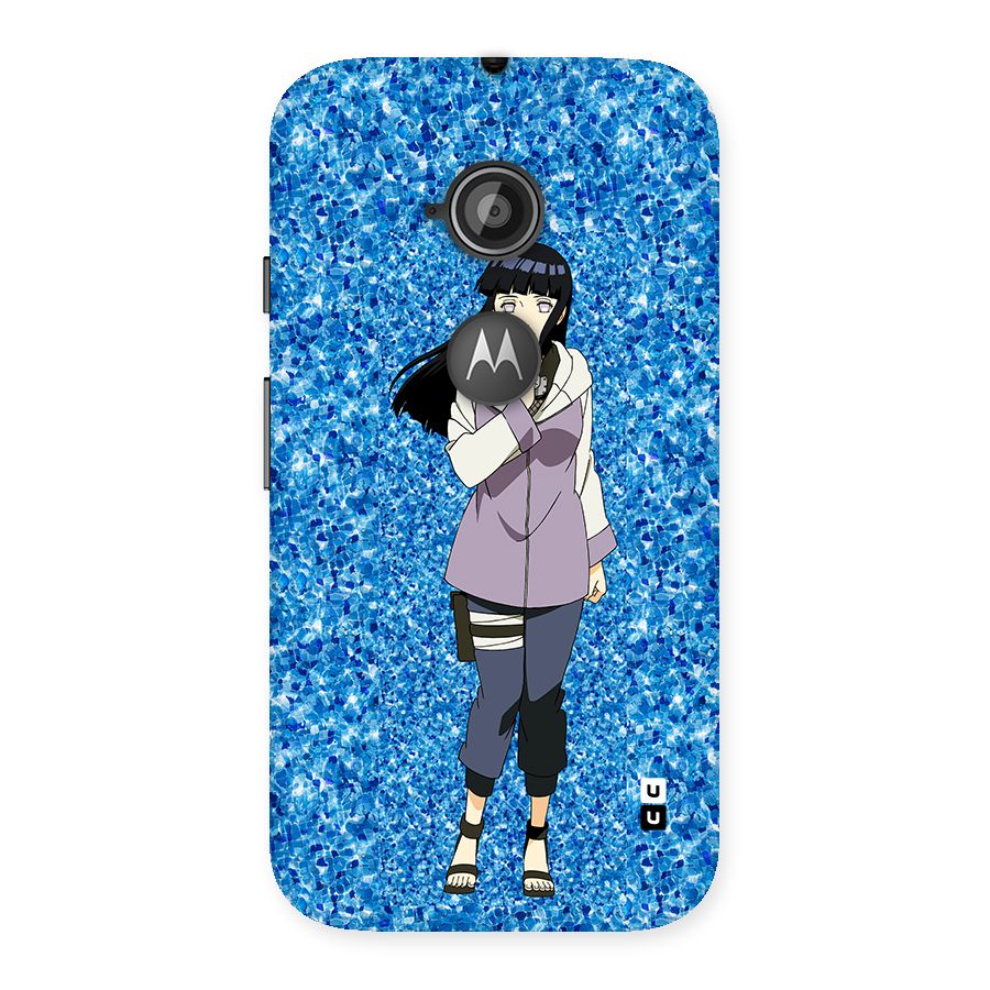 Cute Hinata hyuga Back Case for Moto E 2nd Gen