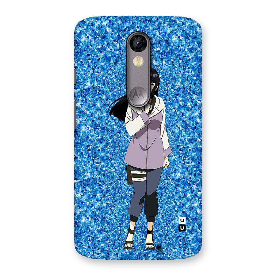 Cute Hinata hyuga Back Case for Moto X Force