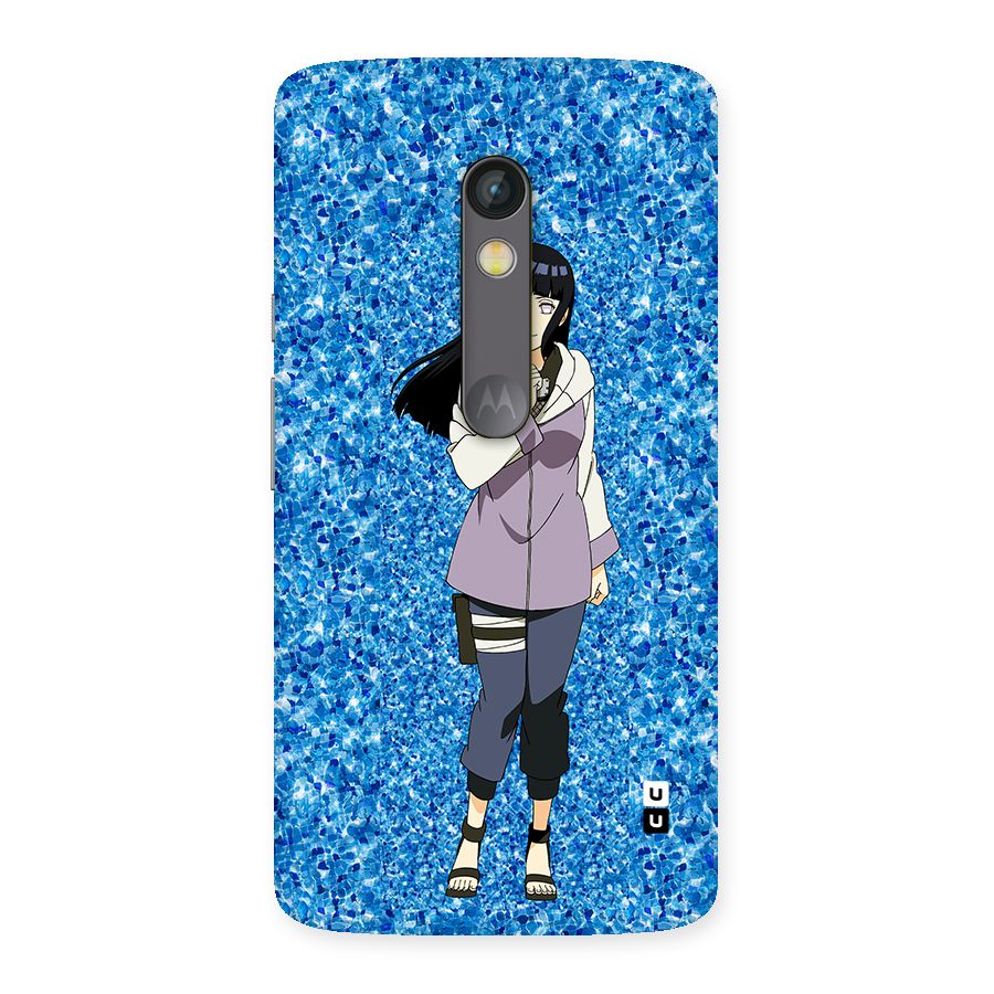 Cute Hinata hyuga Back Case for Moto X Play
