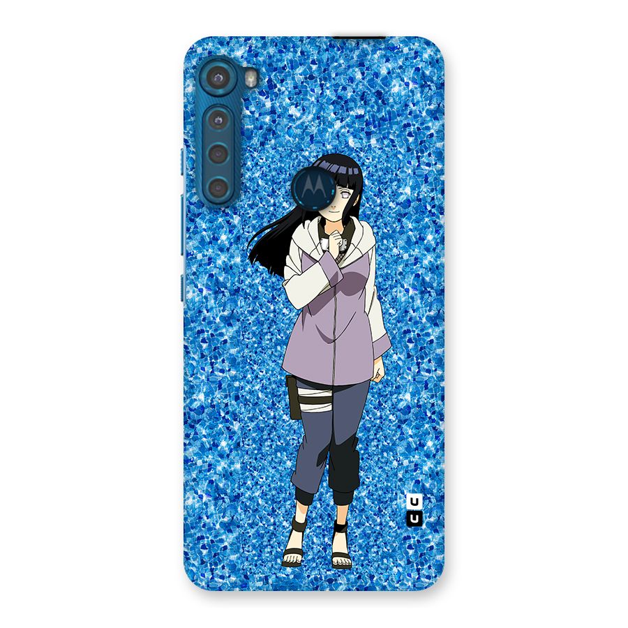 Cute Hinata hyuga Back Case for Motorola One Fusion Plus