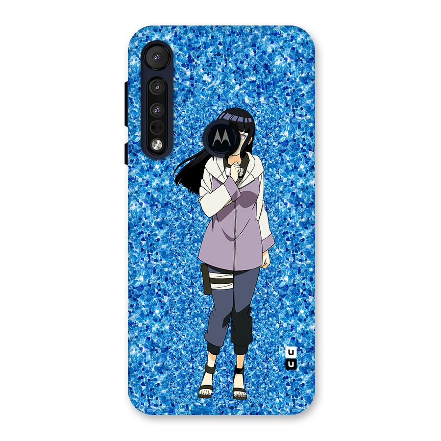 Cute Hinata hyuga Back Case for Motorola One Macro