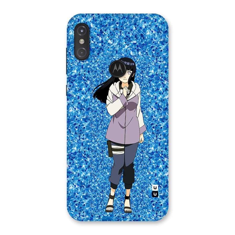 Cute Hinata hyuga Back Case for Motorola One Power