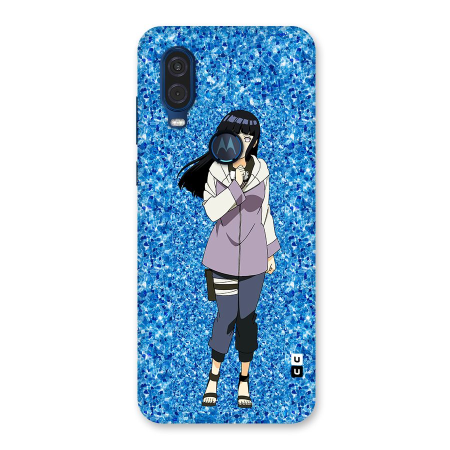 Cute Hinata hyuga Back Case for Motorola One Vision
