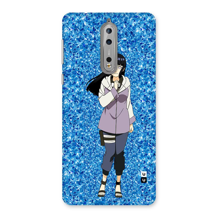 Cute Hinata hyuga Back Case for Nokia 8