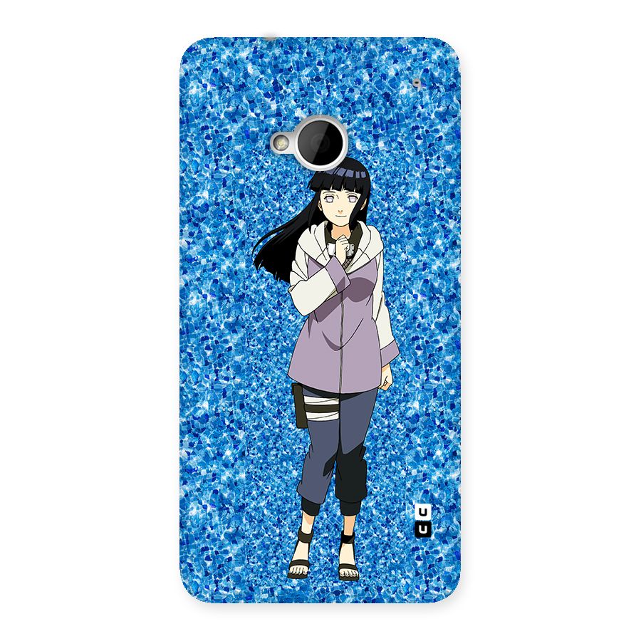 Cute Hinata hyuga Back Case for One M7 (Single Sim)