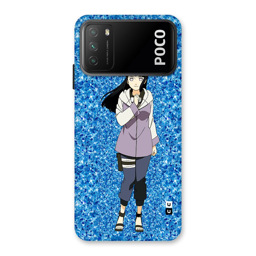 Cute Hinata hyuga Back Case for Poco M3