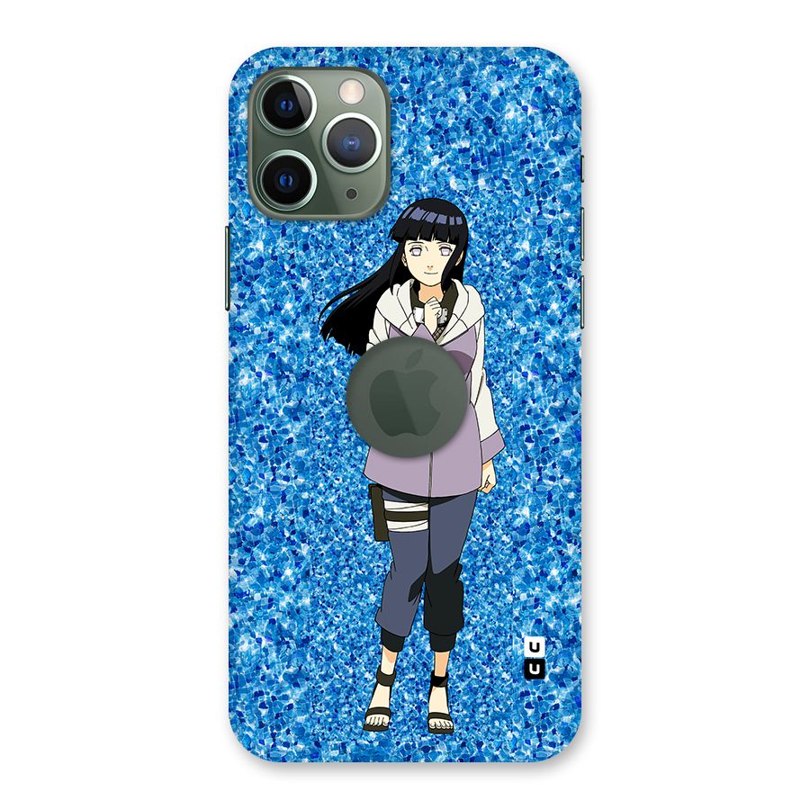 Cute Hinata hyuga Back Case for iPhone 11 Pro Logo Cut