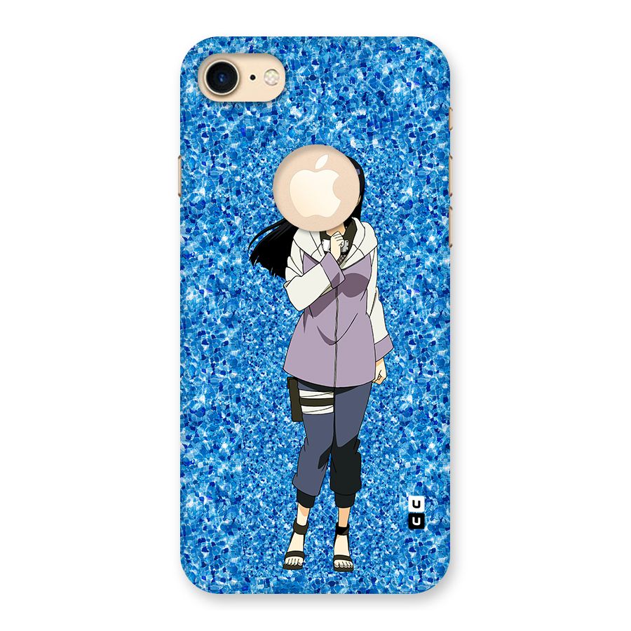 Cute Hinata hyuga Back Case for iPhone 7 Logo Cut