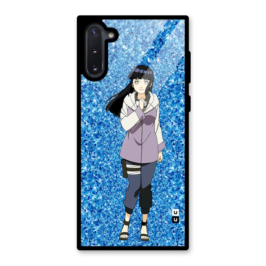 Cute Hinata hyuga Glass Back Case for Galaxy Note 10