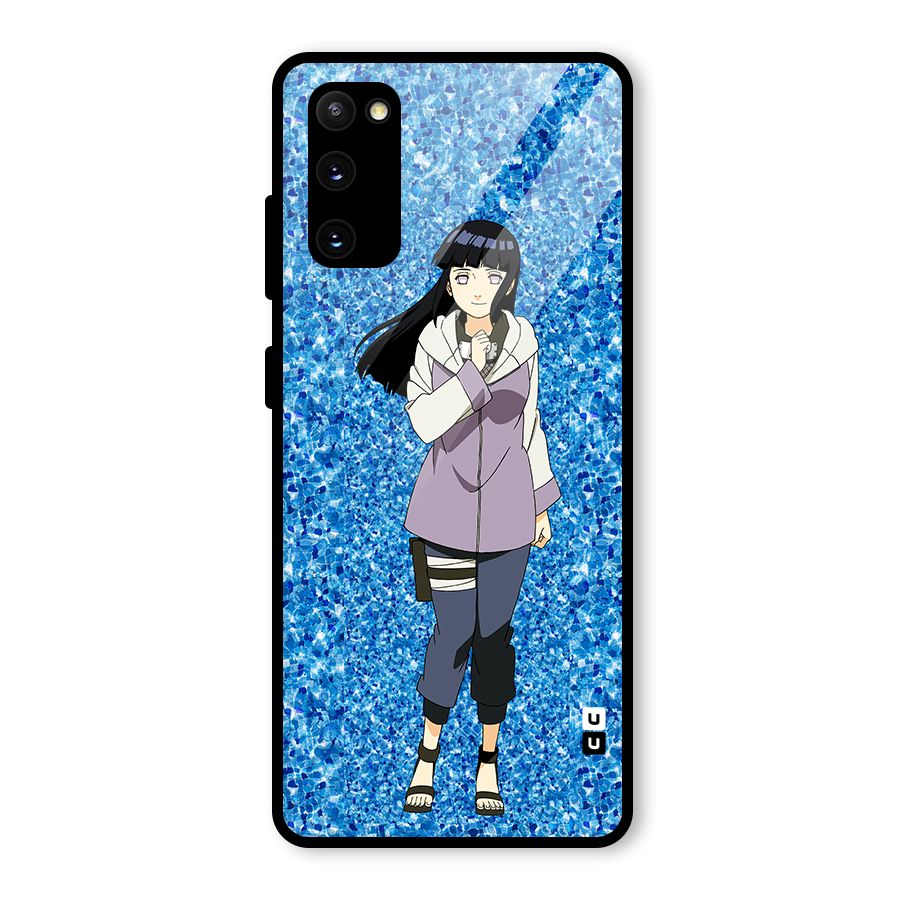 Cute Hinata hyuga Glass Back Case for Galaxy S20 FE 5G
