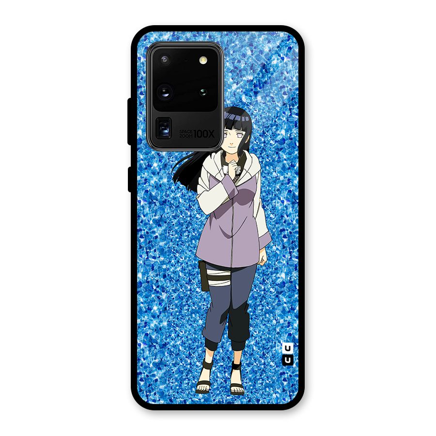 Cute Hinata hyuga Glass Back Case for Galaxy S20 Ultra