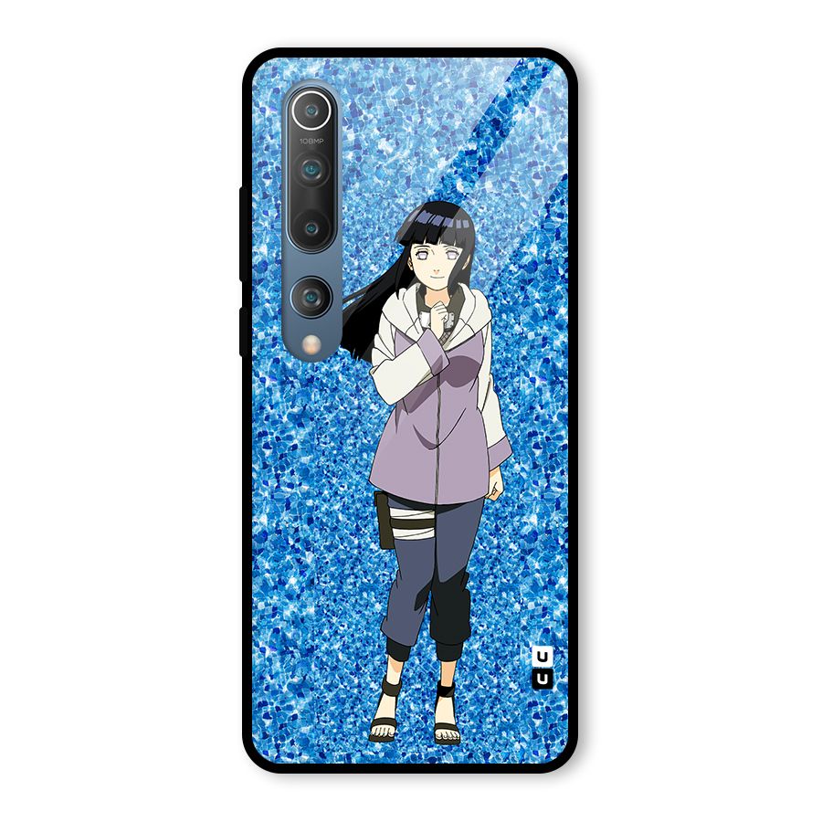 Cute Hinata hyuga Glass Back Case for Mi 10