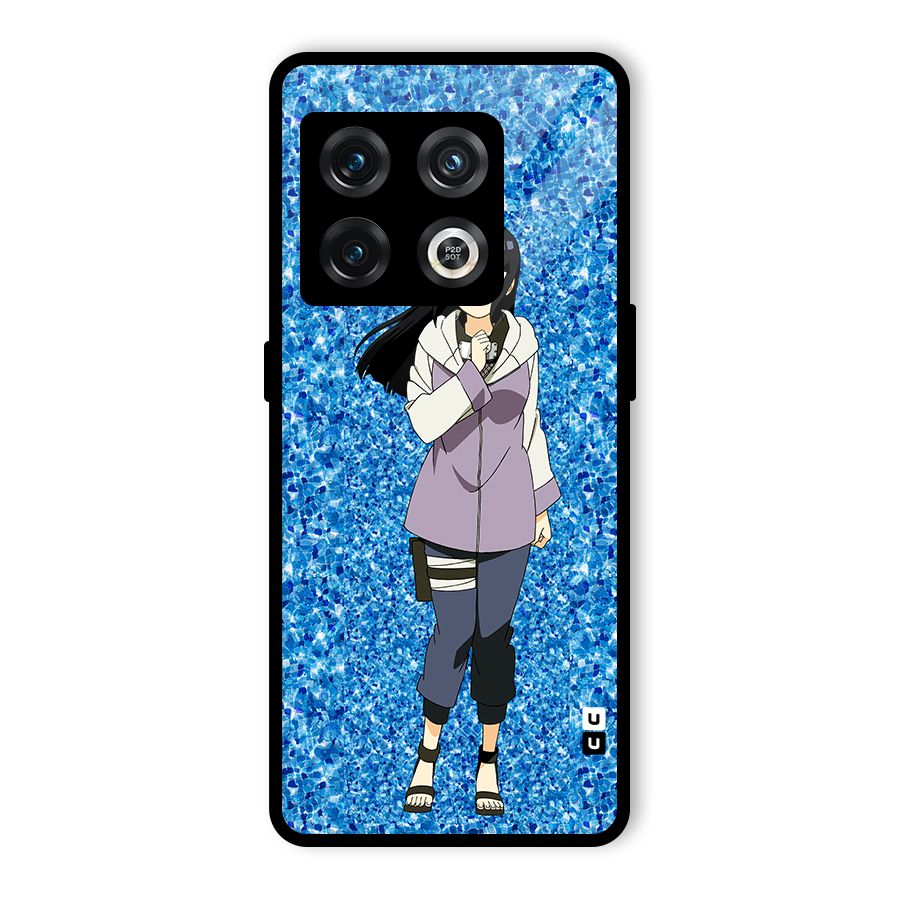 Cute Hinata hyuga Glass Back Case for OnePlus 10 Pro 5G