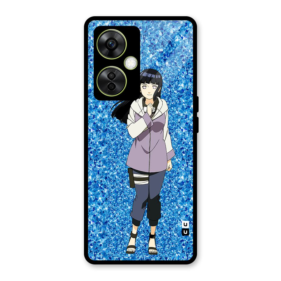 Cute Hinata hyuga Glass Back Case for OnePlus Nord CE 3 Lite
